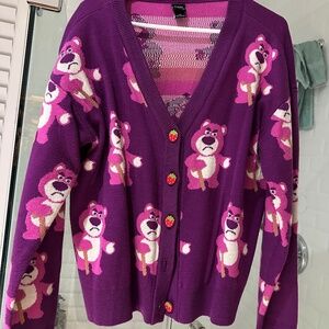 Lotso Disney cardigan sweater